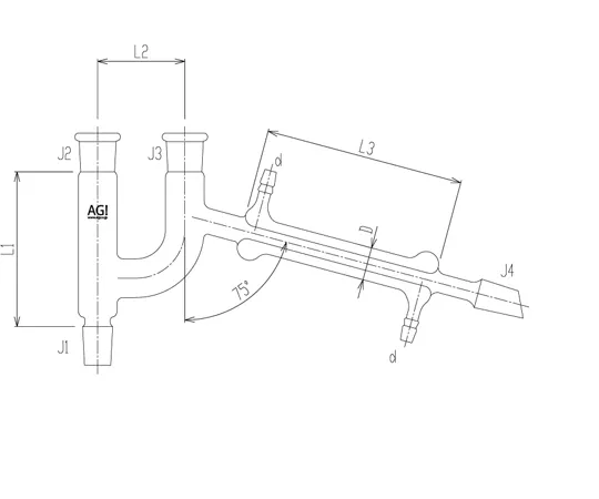 65-1838-42　半微冷却器15/20克莱森型连接管　2746-1M-100