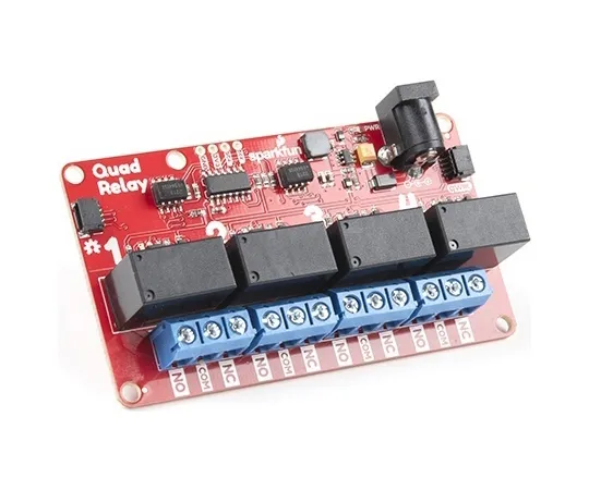67-0421-57　SparkFun Qwiic Quad Relay　COM-16566