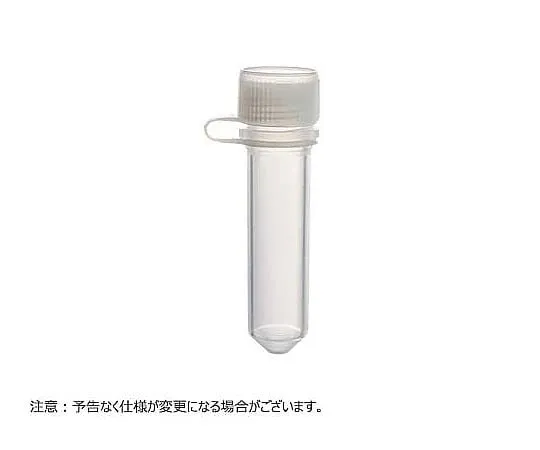 65-3851-94　MICREWTUBE 2.0 ml Conical Type Natural Lip Seal Cap 1000 Pieces　T336-7