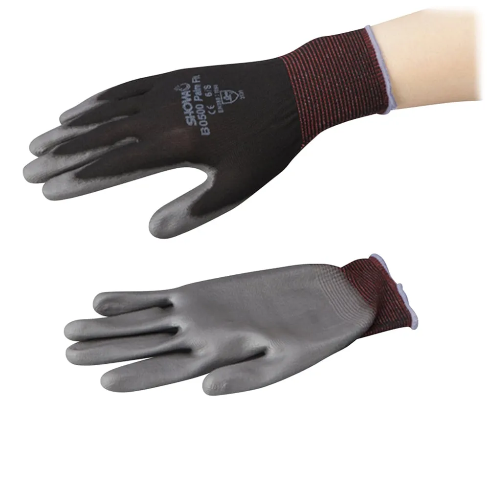 1-7653-02 Palm Fit手套无缝S B0500-Blk-S