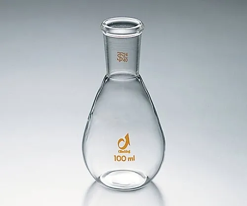 61-0030-03　TS茄子平底瓶50mL·15/25　CL0098-01-10
