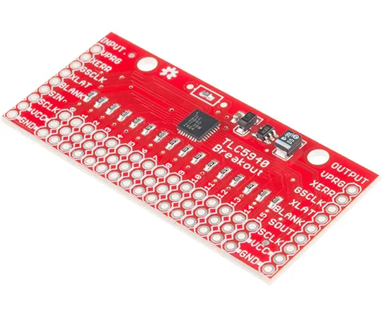 67-0452-33　SparkFun LED Driver Breakout - TLC5940(16 Channel)　BOB-10616