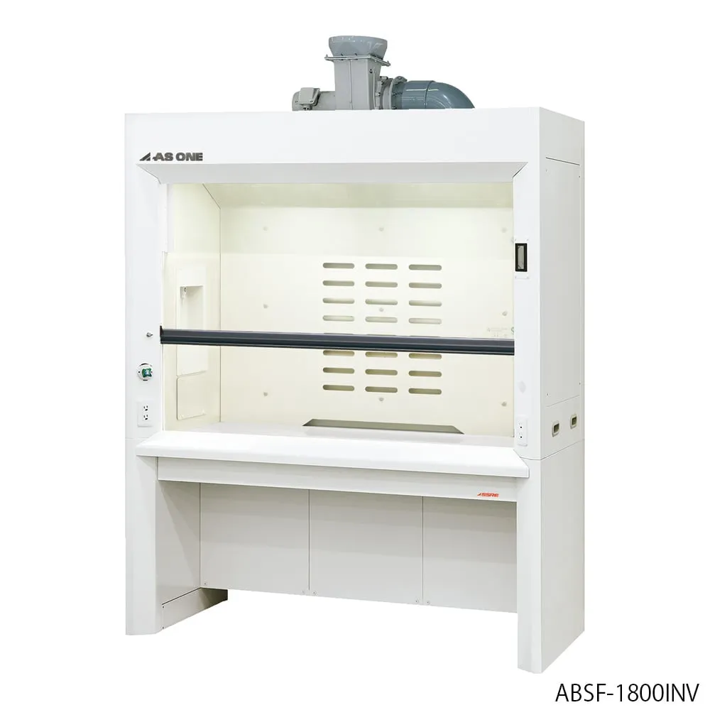 3-3936-31　Fume Hood (FRP Fan Equipped/Inverter Type) Standard 1200 x 830 x 2250 mm　ABSF-1200INV