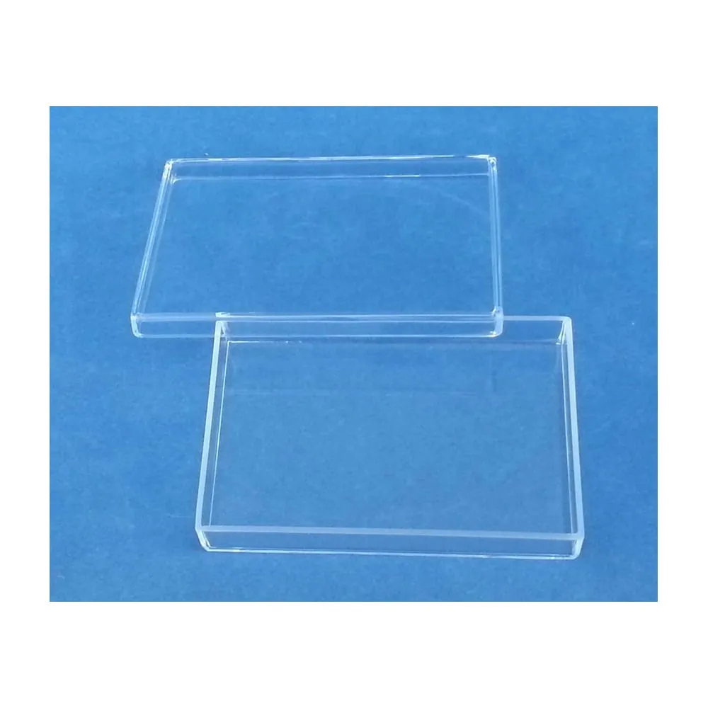4-4584-01　Glass square petri dish body and lid set　spd-s