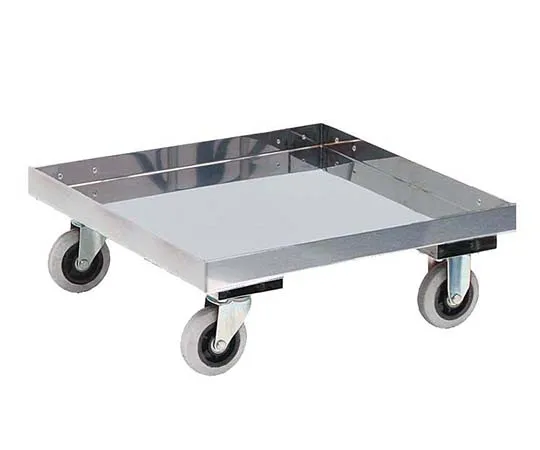 62-1623-57　Stainless Dolly (with Floor Plate) 210 mm　SG-9SE
