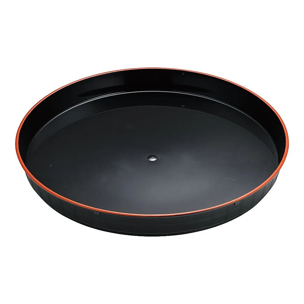 62-6652-76　Plastic Container Ichimatsu Black Red Edge 45 (Pack of 5)　45