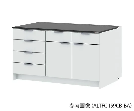4-3448-01　Side Laboratory Table (Wooden Cabinet Type) Flat Type 1200 x 900 x 850 mm　ALTFC-129CB-BA