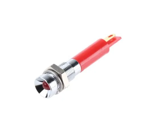 63-4587-21　RS PRO红色指示器，12 V直流，6毫米安装孔尺寸，焊点终止　211-156