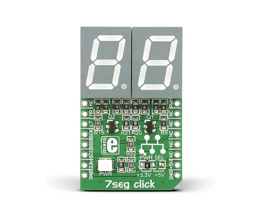 68-2202-22　［Discontinued］MIKROE 7seg Click　COM-18838