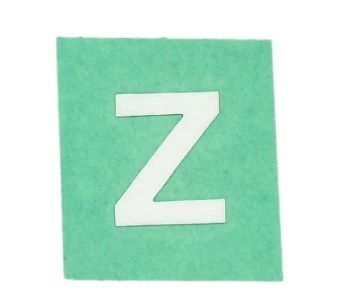 61-7397-67 字符印章Z白色15毫米 CL15W-Z