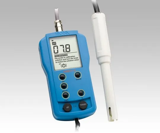 1-3538-21-56　pH Meter Blue with English Calibration Certificate　HI9811-51