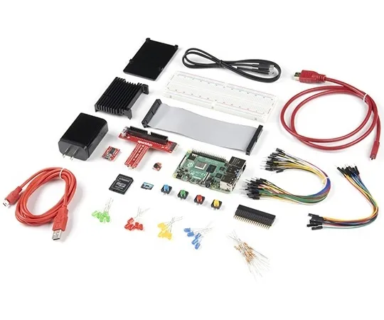 67-0424-46　SparkFun Raspberry Pi 4 Hardware Starter Kit - 4GB　KIT-16388