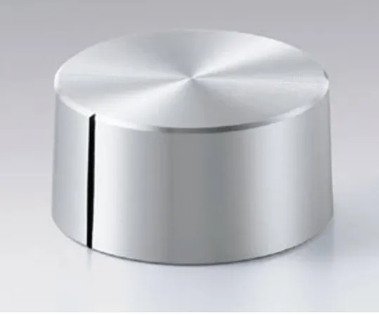63-3085-27　Knob for PHI. 30 Silver (Aluminum) Shaft Diameter PHI.6　K-5475-L