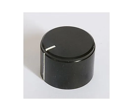 63-3104-75　Aluminum knob (for volume) black 21 phi shaft 6.1 phi　21X15HSB-LS-7