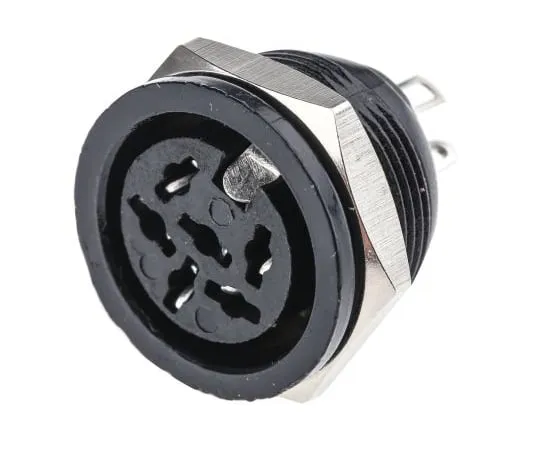 63-4634-19　RS PRO 6极顶插座，4A, 100 V交流电　490-933