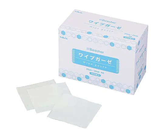 7-4306-01　Bescher Wipe Gauze (Box Type) 1 Box (300 Sheets)　WPB-1