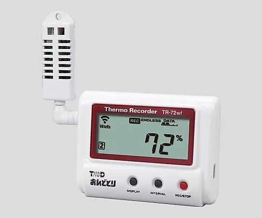 6-8030-21　［已停用］ONDOTORIThermo-HygroData Logger (无线LAN)　TR-72wf