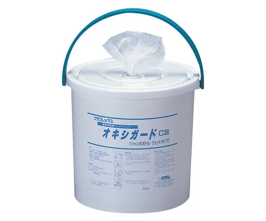 6-8580-11　OXYGUARD用于商业用途的无菌湿巾，用于再填充300件的巨型瓶型　C-38R