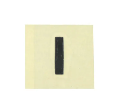 61-7397-99 字符印章黑色英语I 15毫米 CL15B-I