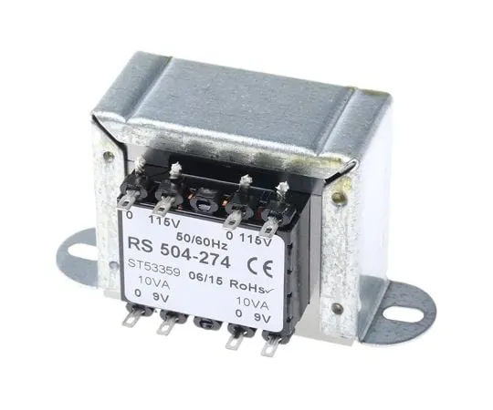 63-4636-45　RS PRO20VA2输出机箱安装变压器，9Vac　504-274