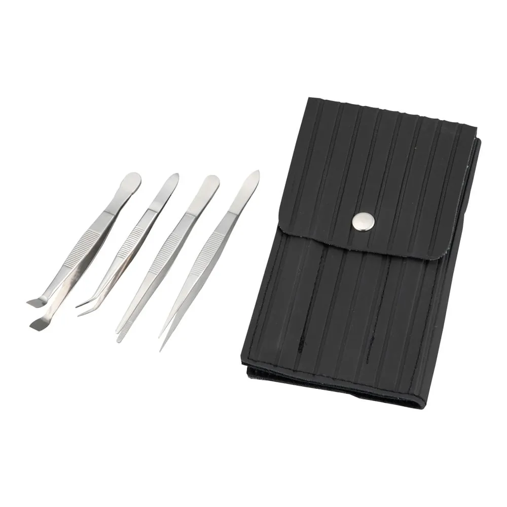 4-4393-01　Tweezers Kit (SUS 304) 4 Piece Set　9160394