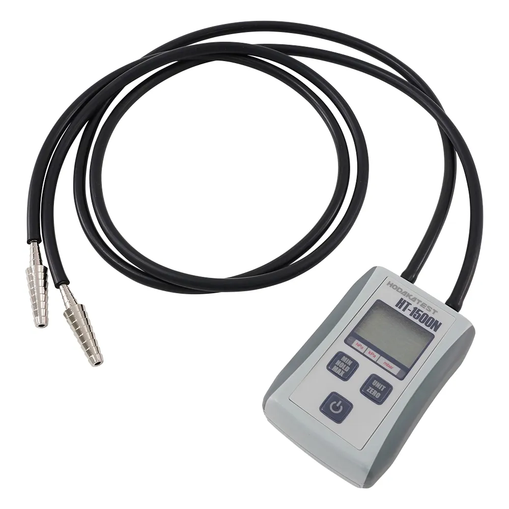 1-1824-02-57　Small Digital Manometer -199.9 hPa to + 199.9 hPa with Chinese Calibration Certificate　HT-1500NM