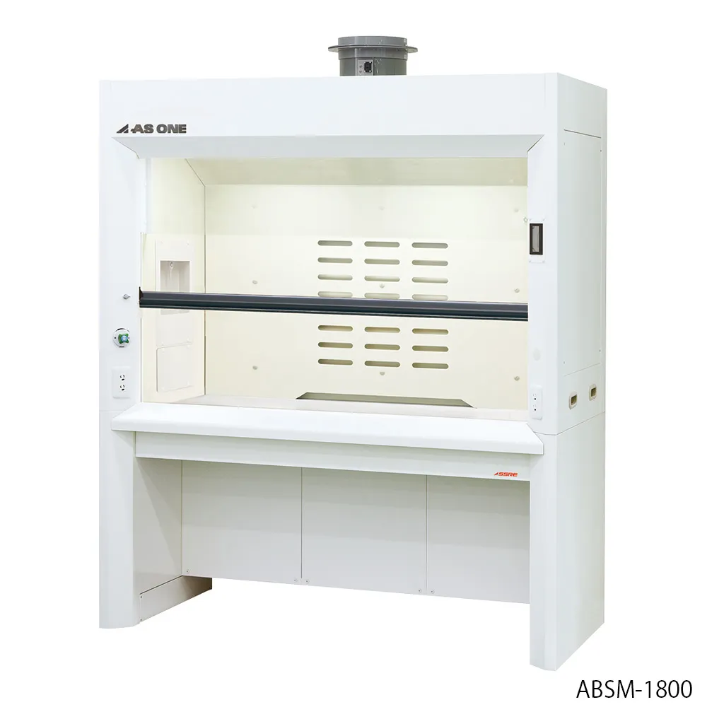 3-8047-11　Fume Hood (Low Ceiling Type) Deep 1200 x 980 x 2100 mm　ABDM-1200