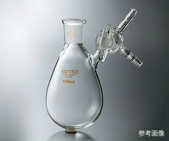 3-9595-01　茄子形状的Schrenk (E型玻璃吸管) 滑动15/25 50mL　7010/01/01
