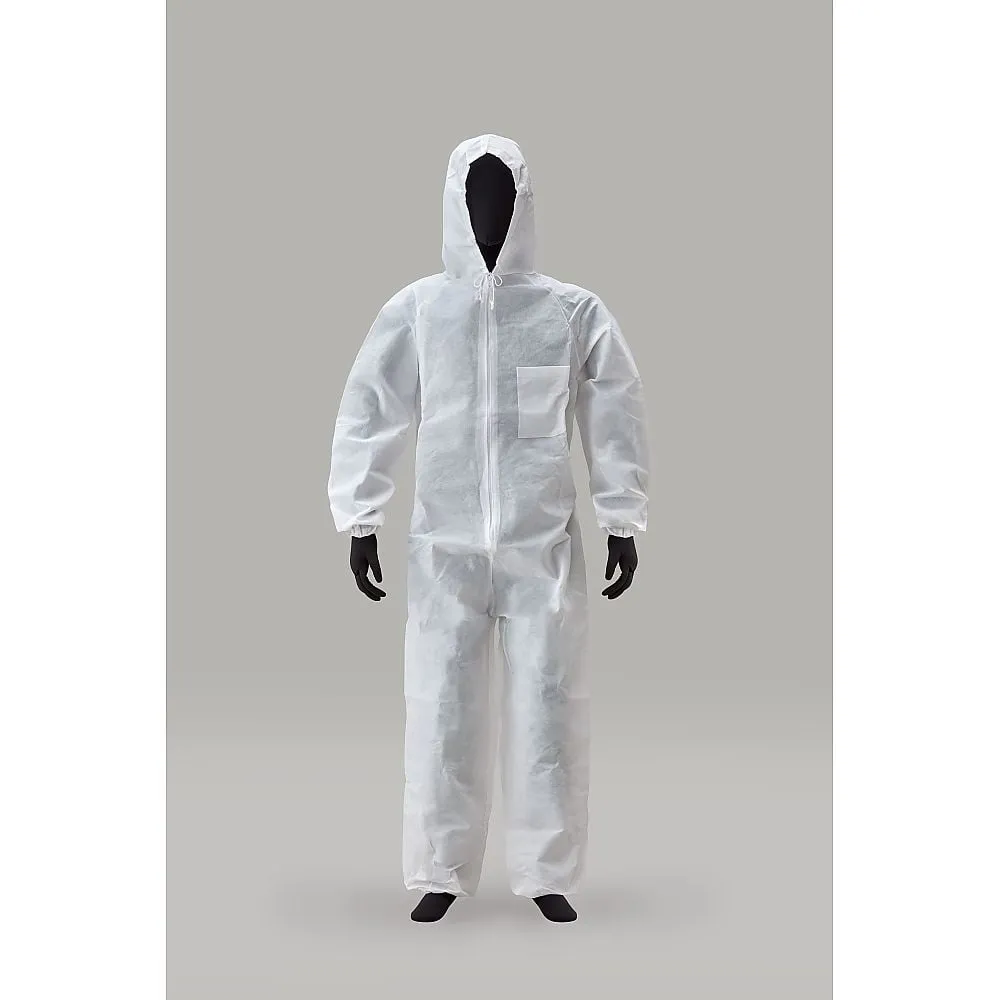 61-0002-17 AZ WORK (R) 1000 Coverall (白色) M AZWORK1000W-M