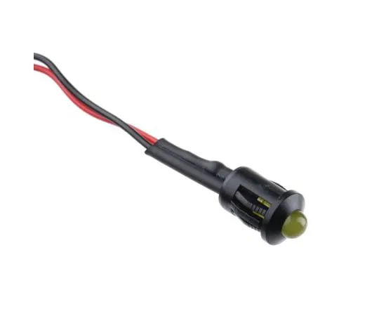 63-4585-83　RS PRO黄色指示器，24 V直流，8毫米安装孔尺寸，导线终止　206-463