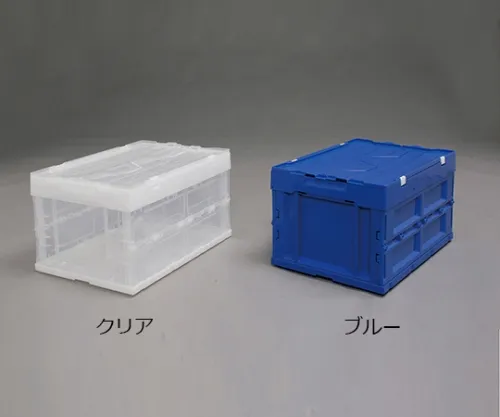 61-0425-09　硬式折叠式容器盖整体HDOH-40L透明　556996/HDOH-40L