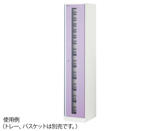 0-5729-45　Altier Tall Tray Unit 350 x 498 x 1810 mm　NT-350D-H