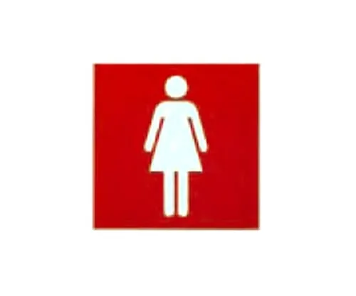 61-7399-54 字符印章女人标记152毫米正方形 CL1520-2
