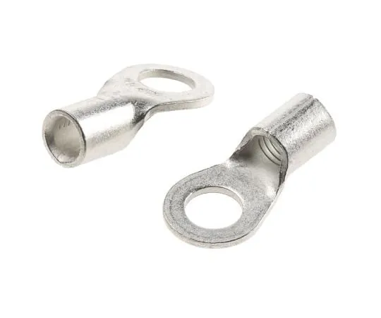 63-4607-57　Non-Insulated Round Crimp Terminal Stud Diameter M6 Soloist Land 8AWG to 8AWG　33461