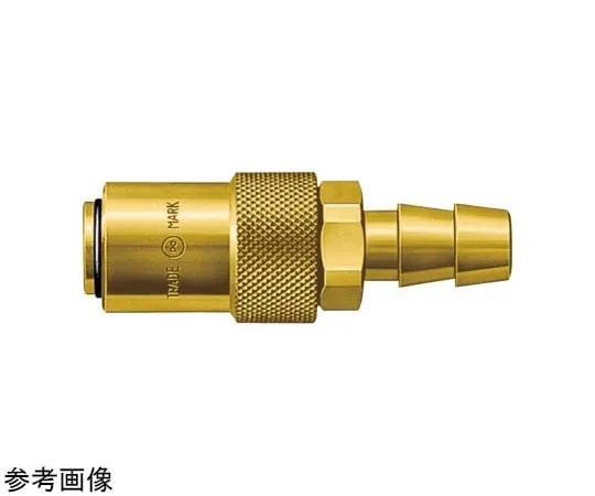 65-9008-20　Kanagata Coupler hose size 1/4 52 g　K-02SHBRASSFKM