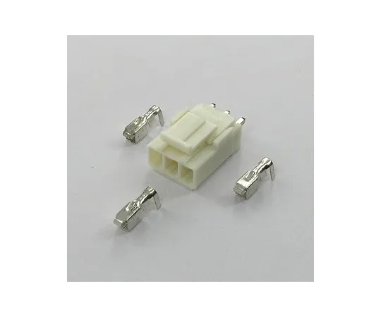 63-3102-09　Nylon Connector 4 mm (3.96 mm) pitch straight 3 Pins (set)　ZL3963-3PS