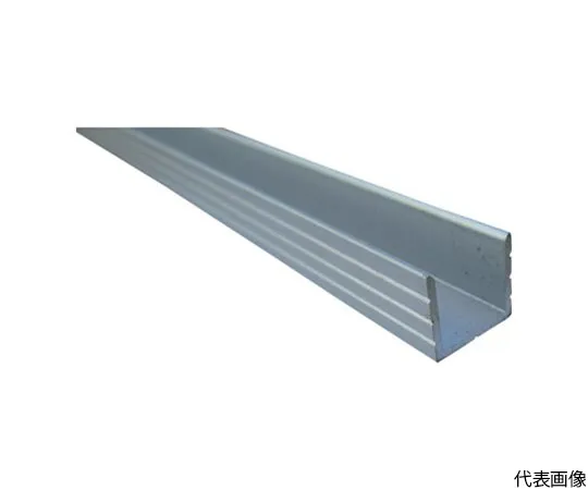 64-5010-97　Aluminum Mold Panel Edge C Type 7.0 Silver 1 m　FM191S
