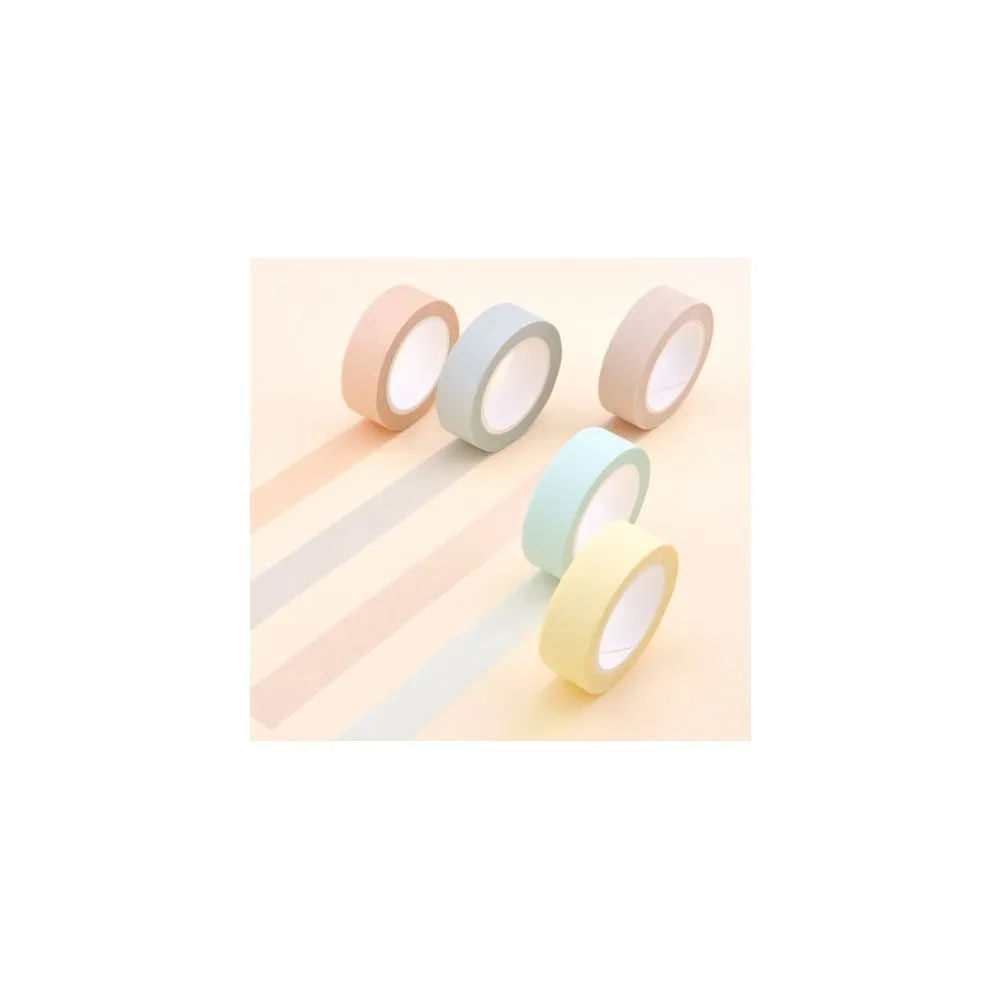51-0128-01　Color Kraft Tape Light Blue 15 mm x 10 m 1 Volume　AS-TAPE-01