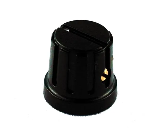 63-3113-27　knob 15 phi black　CP-CE15-6-S6.1W7