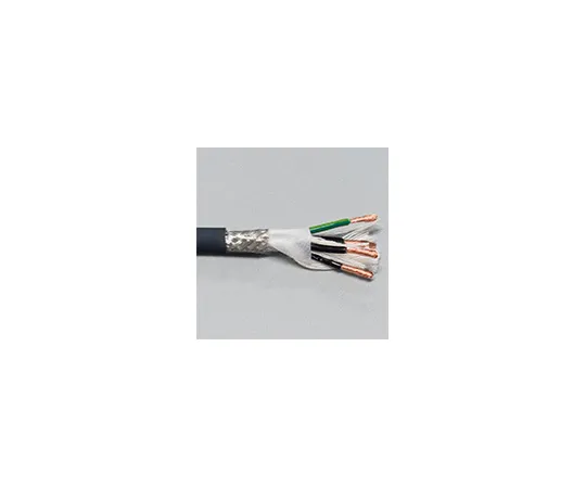 62-0733-72　机器人电缆 (带屏蔽) EXT-3D-SB/CL3X/2586 (AWG18外径6.5mm) 1 m　EXT-3D-SB/CL3X/25863C-AWG18