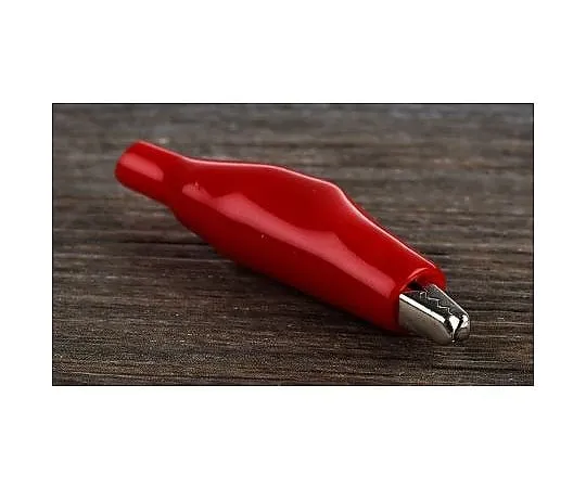 63-2998-46　RS PRO鳄鱼夹，镍镀钢触点，红色　483-843