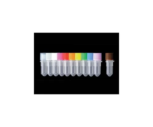 61-4682-67　0.5mL带有O形圈6色附件的锥形底部螺帽管帽　SCT-050-A-S