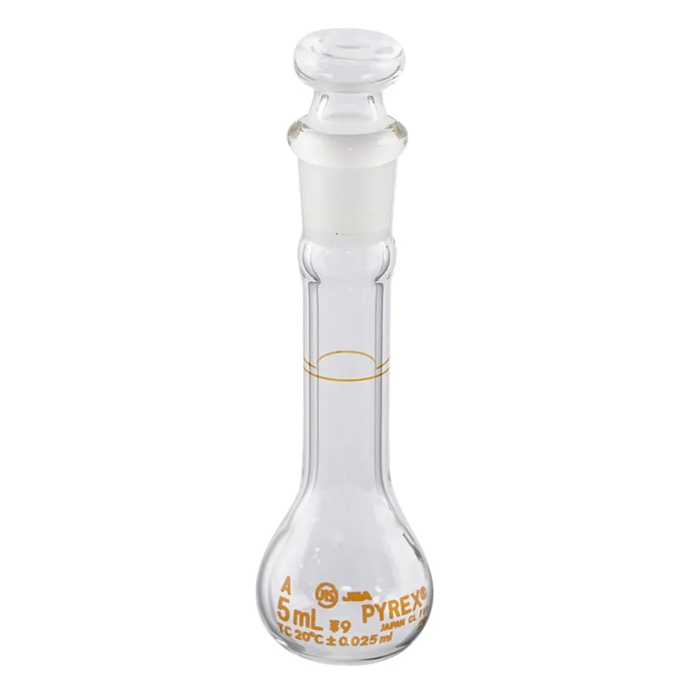 3-495-01-56　Volumetric Flask (JIS Standard) 5mL with English Calibration Certificate　5640JIS-5