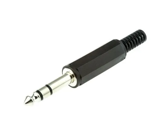 63-4610-47　RS PRO 6.35 mm电缆安装立体插孔插头，3极　392-665