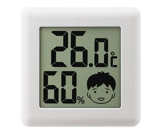 62-8553-19　数字热湿度计Piccola White　O-282WT
