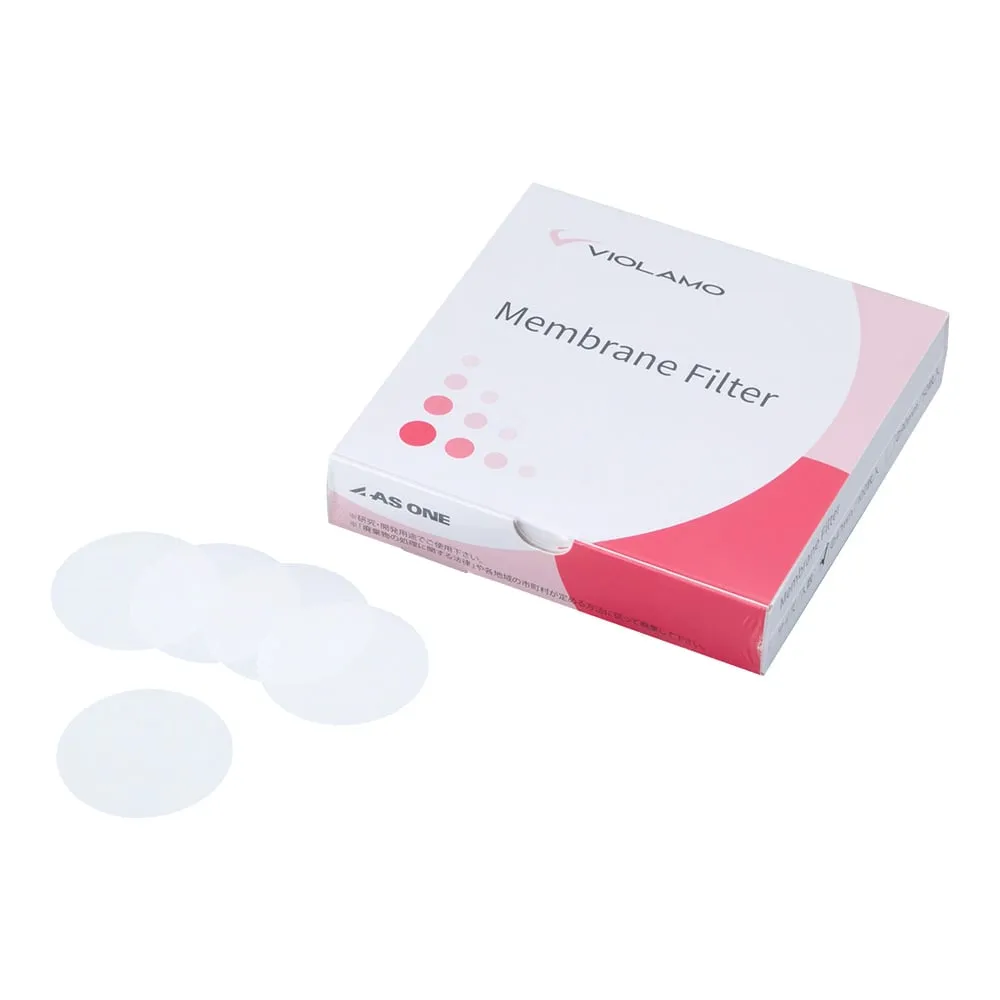 4-6098-01　Violamo Membrane Filter (Hydrophilic PVDF) 0.22 μm φ47 mm 1 Box (100 Sheets)　PVDF022M047I