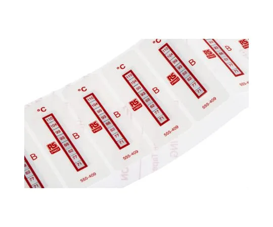 63-4645-29　RS PRO非可逆温敏标，71°C~110°C,8级　555-409