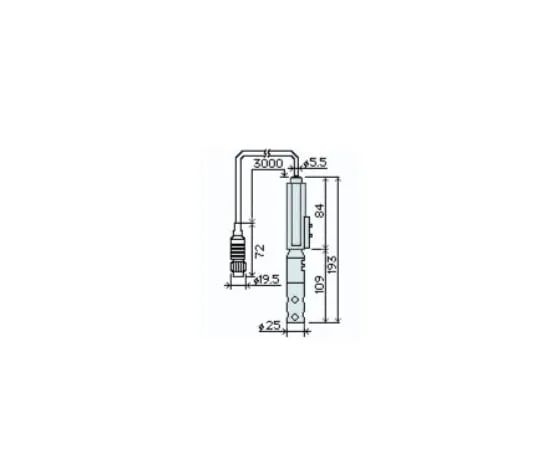 61-8517-85　Immersion hòa tan oxy điện cực Kyaru Memo cho sử dụng chung　OE-270AA