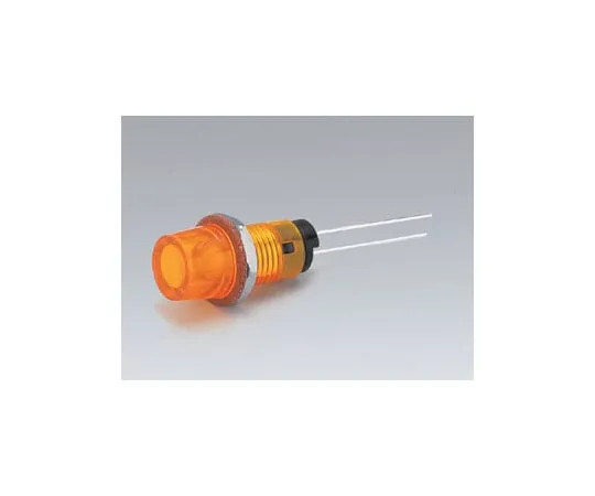 63-3055-52　LED Bracket Cylindrical Mounting Hole: phi 8.3 mm Yellow - Light Emitting Orange　DB-7-N-OR