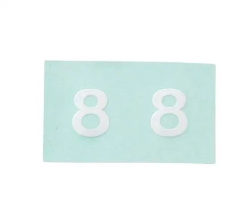61-7397-10 字符印章8白色10毫米 CL10W-8